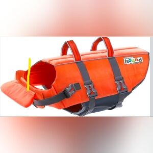NWT Outward Hound Granby Splash Vibrant Orange Dog Pet Life Jacket Vest